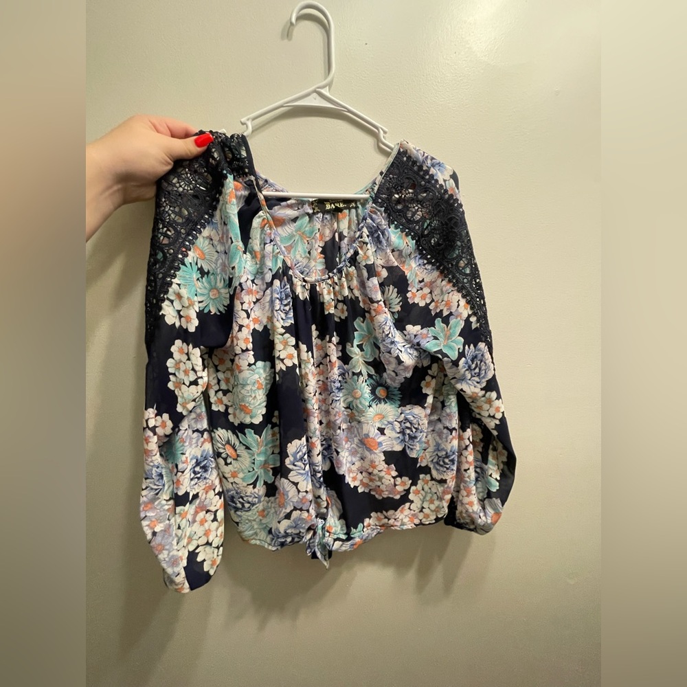 flower blouse size small